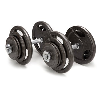 Hantle treningowe żeliwne AbarQs 40KG 2x20kg - AbarQs