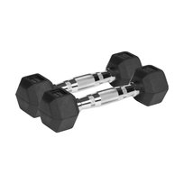 Hantle żeliwne gumowane HEX 2x1kg Rebel hexagonalne zestaw 2kg SOLIDNE