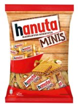 Hanuta, mini wafelki z kremem orzechowym, 200 g Ferrero