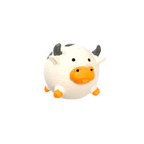 HAP, Zabawka lateksowa, Farm Ball Krowa 8,5 cm, 260641 Aquael