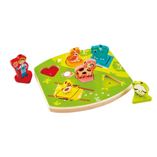 Hape, układanka dźwiękowa Farma