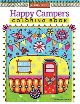Happy Campers Coloring Book - McArdle Thaneeya
