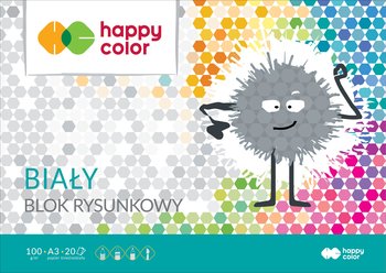 Happy Color, Blok rysunkowy biały A3 - Happy Color