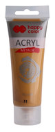 Happy Color, farba akrylowa, 75 ml, złota - Happy Color
