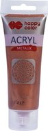 Happy Color, Farba akrylowa, miedź klasyczny metalik, 75 ml&nbsp;-&nbsp;Happy Color