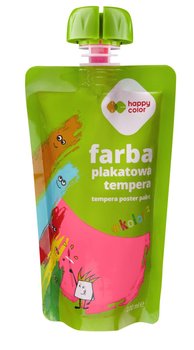 Happy Color, Farba plakatowa tempera, różowa, 100 ml - Happy Color