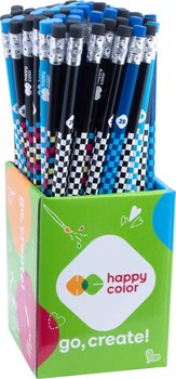 Happy Color, ołówek trójkątny z gumką skate happy color paczka 72 szt. - Happy Color