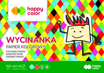 Happy Color, Wycinanka, papier kolorowy A4, 10 arkuszy - Happy Color
