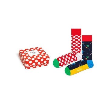 Happy Socks, Skarpetki, Christmax Box Giftbox, rozmiar 36/40, 2 pary - Happy Socks