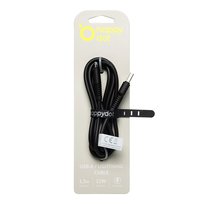 HappyDot kabel USB-A/ Lightning 12W, HDKS12-AL-01 czarny 1,5m