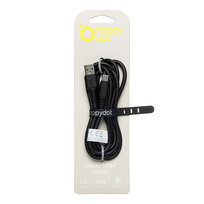 HappyDot kabel USB-A/ USB-C 15W, HDKS15-AC-01 czarny 1,5m HappyDot