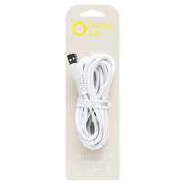 HappyDot kabel XXL USB-A/ Lightning 12W, biały