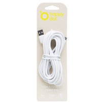 HappyDot kabel XXL USB-A/ USB-C 15W 3m, HDKS15-AC-00 biały 