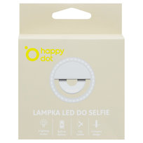 HappyDot Lampka LED do selfie, HDSL-01 biały
