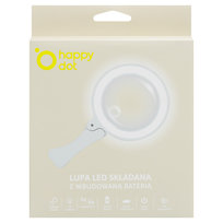 HappyDot Lupa LED USB-A/ USB-C składana, HDLL-01 biała