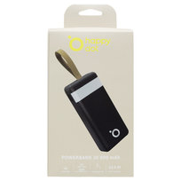 HappyDot Power bank 30 000 mAh,  LED light, HDPBL30-01 czarny HappyDot