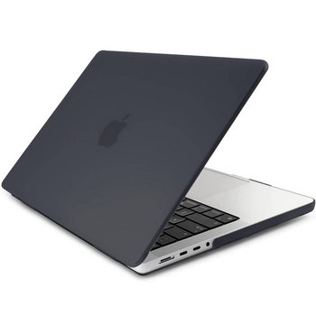 Hard Case przezroczyste etui do MacBook Pro 14" A2442 M1/M2 (2021/2023) (Matte Black) - D-pro