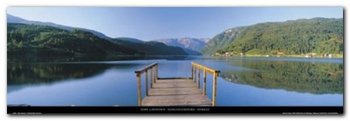 Hardangerfjord Norway plakat obraz 95x33cm - Wizard+Genius