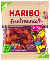 Haribo Fruitmania Berry 160g - żelki o smaku owoców leśnych Haribo