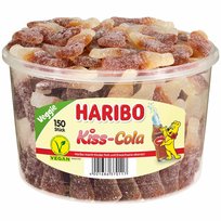 Haribo, żelki o smaku cola Kiss-Cola, 150 sztuk