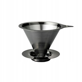 HARIO Double Mesh Metalowy Dripper Do Zaparzania Kawy Z Filtrem Grafitowy - Hario