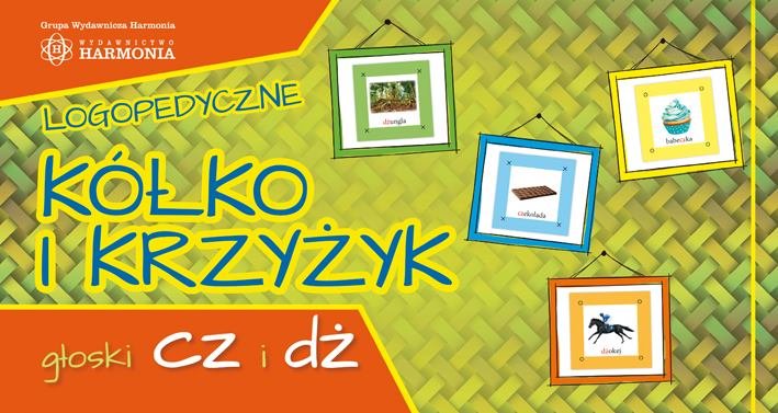 Harmonia, gra logopedyczna Kółko i krzyżyk, gra planszowa, Wydawnictwo Harmonia