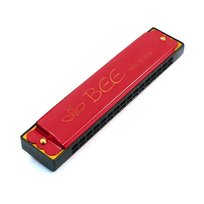 Harmonijka ustna 16 tonowa Bee Harmonica A7630 Czerwony