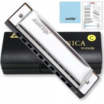 Harmonijka ustna diatoniczna bluesowa 10-kanałowa C EastTop T10-3 organka Kazoo Polska