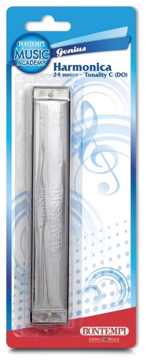 Harmonijka ustna dla dzieci, metalowa, Bontempi