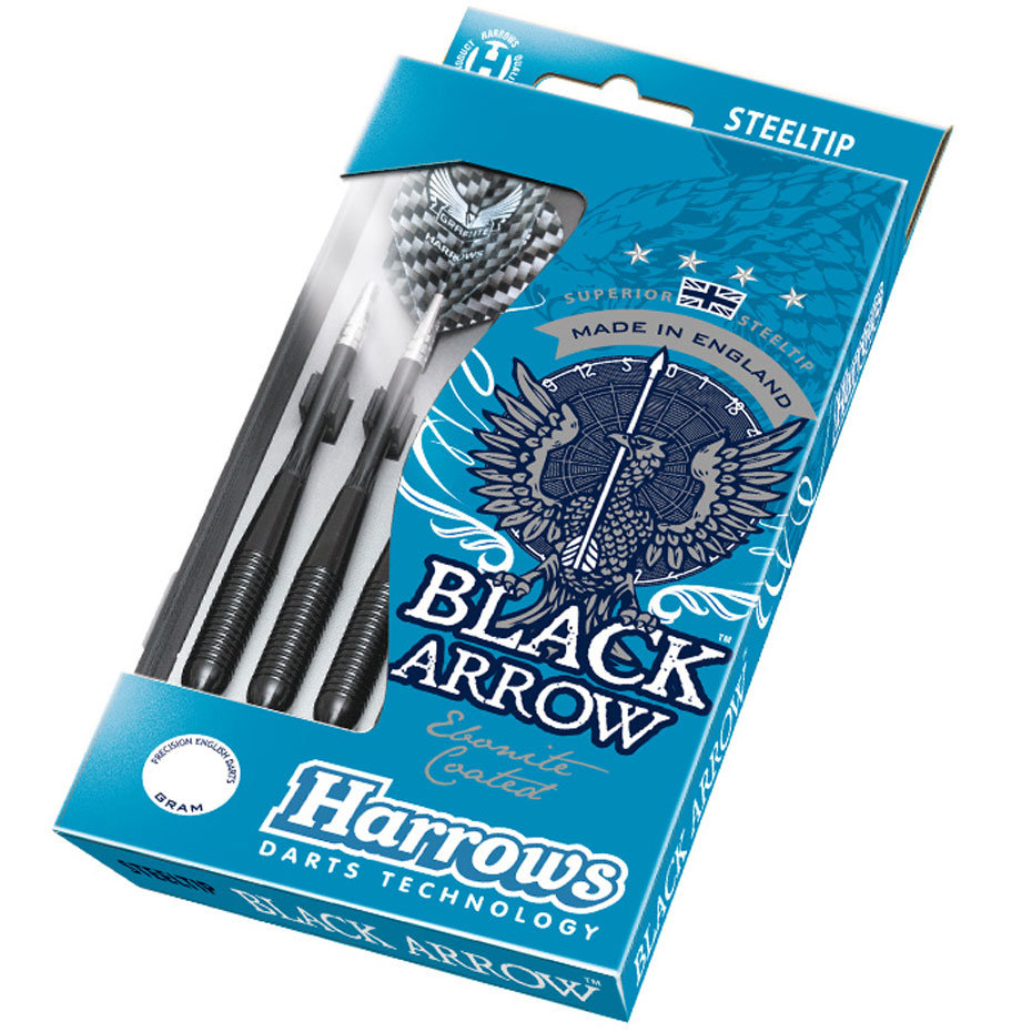 Zdjęcia - Dart Harrows rzutki Black Arrow Steeltip 21 gr czarne 