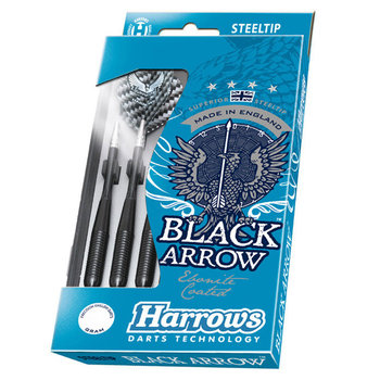 Harrows, rzutki Steeltip Black Arrows, 20 g  - Harrows