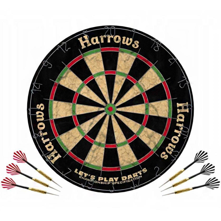 Фото - Дартс Harrows , Tarcza sizalowa Lets Play Darts Game Set 