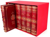 Harry Potter 7 Book Boxed, Complete Set, Leather Rebound Rowling J. K.