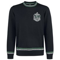 Harry Potter Bluza Męska Wkładana Przez Głowę Slytherin (M / Czarny) Harry Potter
