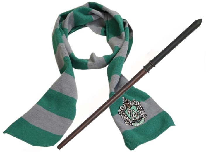 Hopki Hopki Harry Potter Draco Malfoy Slytherin Różdżka Szal Szalik
