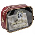 Harry Potter Hogwart- Zestaw 2 kosmetyczek podróżnych, czerwona kosmetyczka i saszetka - sarcia.eu