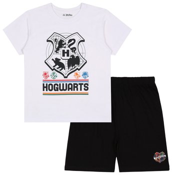 Harry Potter Hogwarts Chłopięca piżama z krótkimi spodniami, piżama na lato 13-14 lat 158/164 cm - sarcia.eu