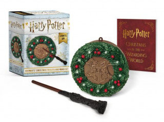 Harry Potter: Hogwarts Christmas Wreath and Wand Set - Lemke Donald