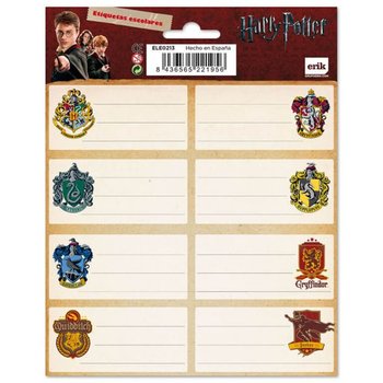 Harry Potter - naklejki na zeszyt 16x20 cm - Grupo Erik