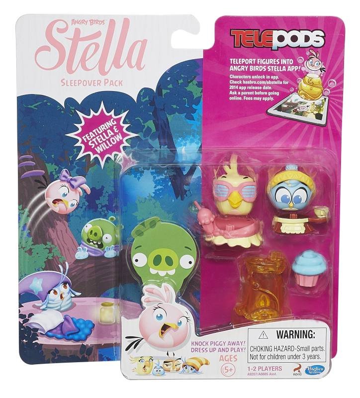 HASBRO A9207 Angry Birds, figurka Stella z telepodem, 2-pack