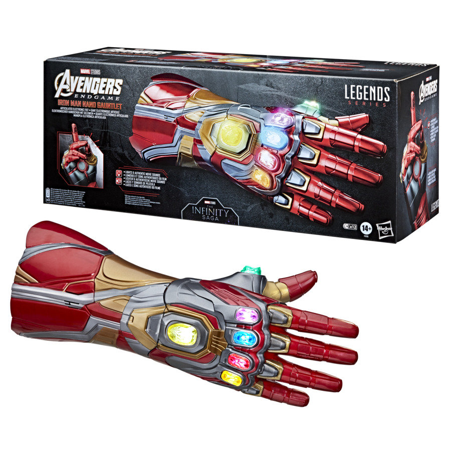 ハズブロ　ナノガントレット 楽天市場】Marvel マーベル アイアンマン ガントレット 電動