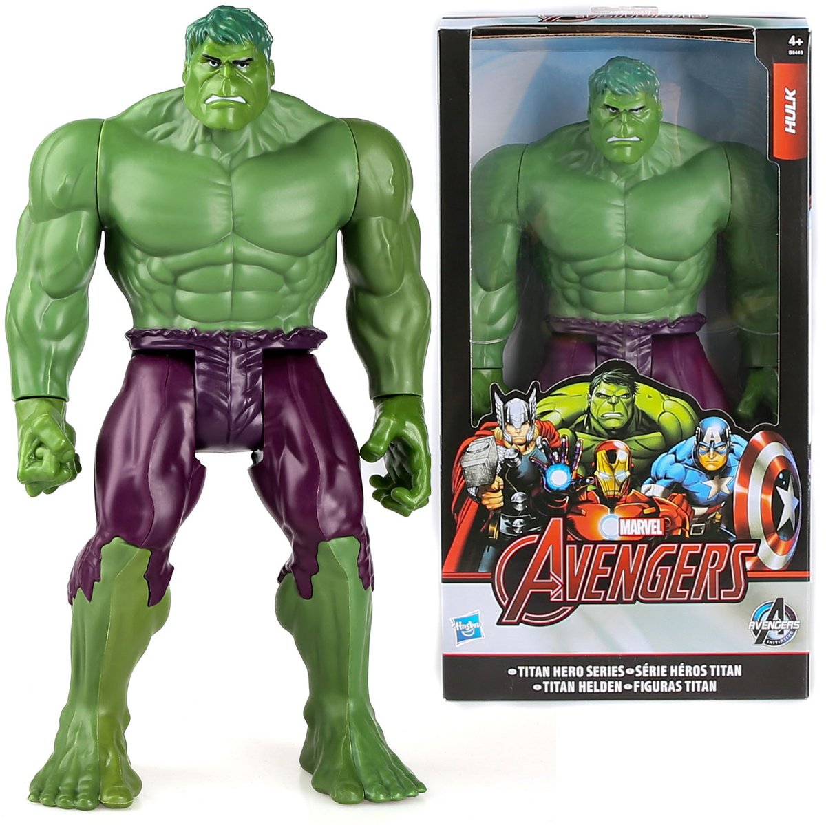 HASBRO DUŻA FIGURKA HULK AVENGERS 30 cm B0443 SERIA TITAN HERO