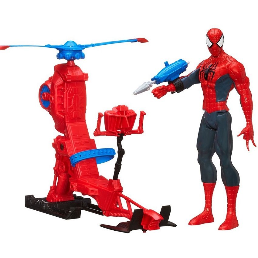 Hasbro, figurka Spiderman z helikopterem, A6747