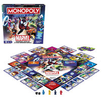 Hasbro Gra Monopoly Marvel Edycja Flip F9931 wersja PL, gra planszowa, Hasbro Gaming