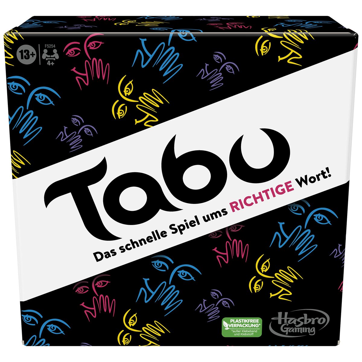 Hasbro Klasyczna gra tabu, gra imprezowa, gra słowna dla dorosłych i