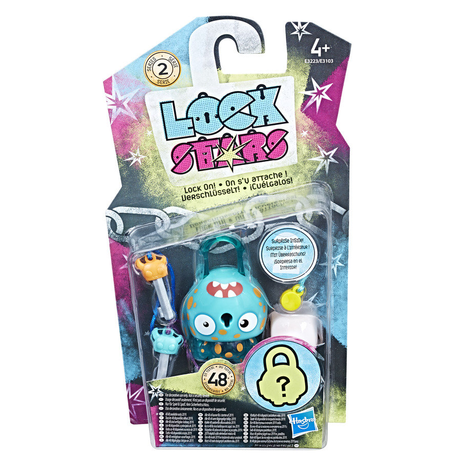 Фото - Фігурки / трансформери Hasbro Lock Stars, figurka Aqua Spotted Monster, E3103/E3223 