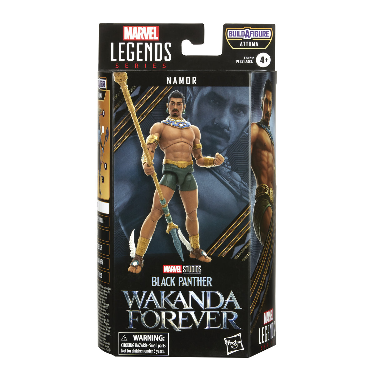 Zdjęcia - Figurka / zabawka transformująca Hasbro , Marvel, figurka kolekcjonerska Black Panther 2 Legends, Namor, 15 