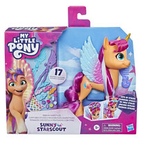 Hasbro, My Little Pony, Kucyk Sunny z modną wstążką + 17 dodatków, F3873
