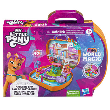 Hasbro, My Little Pony, Mini World Magic Creation Maretime Bay, Zestaw przenośny z figurkami i akcesoriami, F5248  - My Little Pony