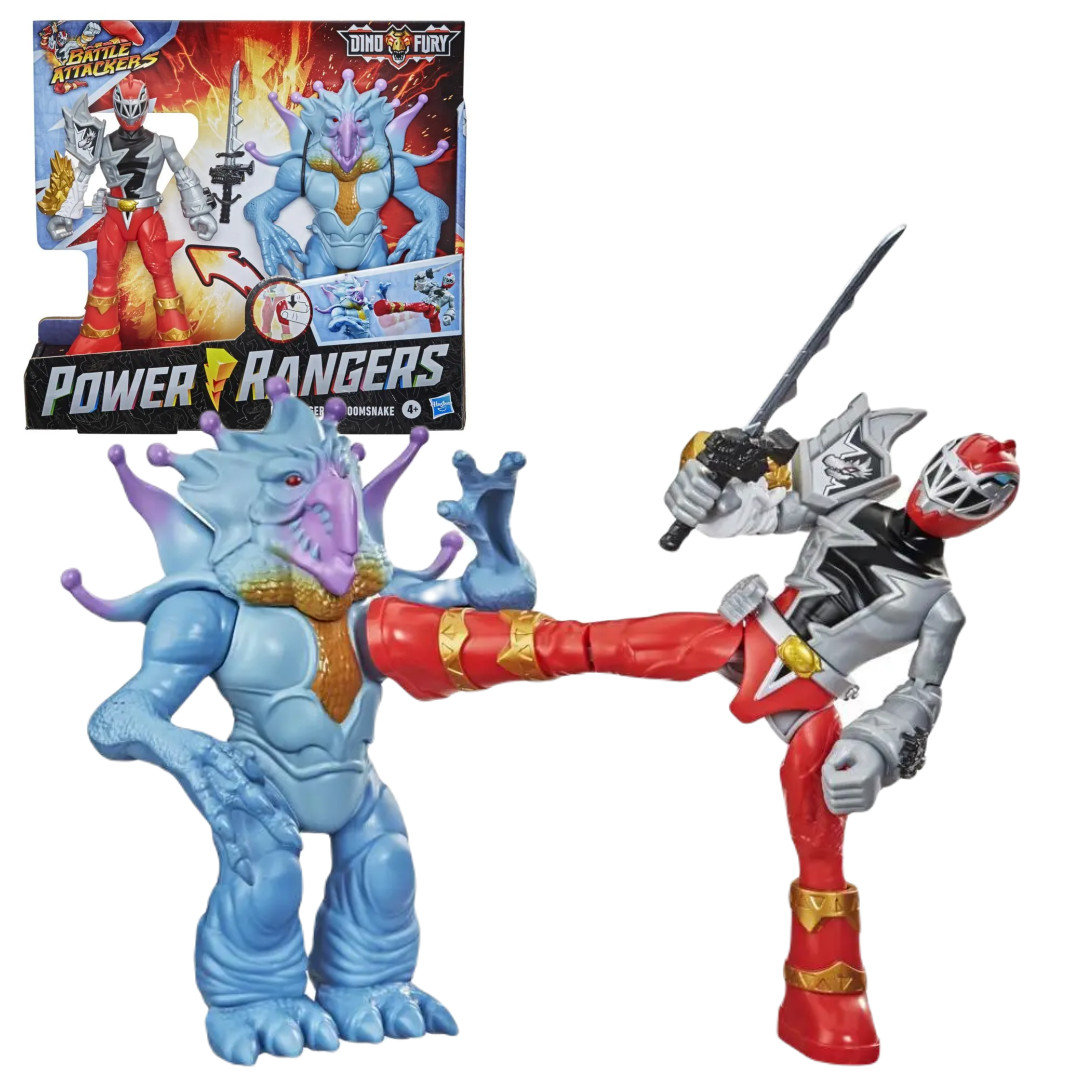 Hasbro Power Rangers Figurki Red Ranger Vs Doomsnake F3064 - Hasbro ...